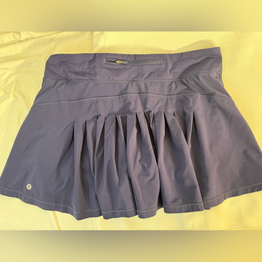 Lululemon purple tennis skirt size 12